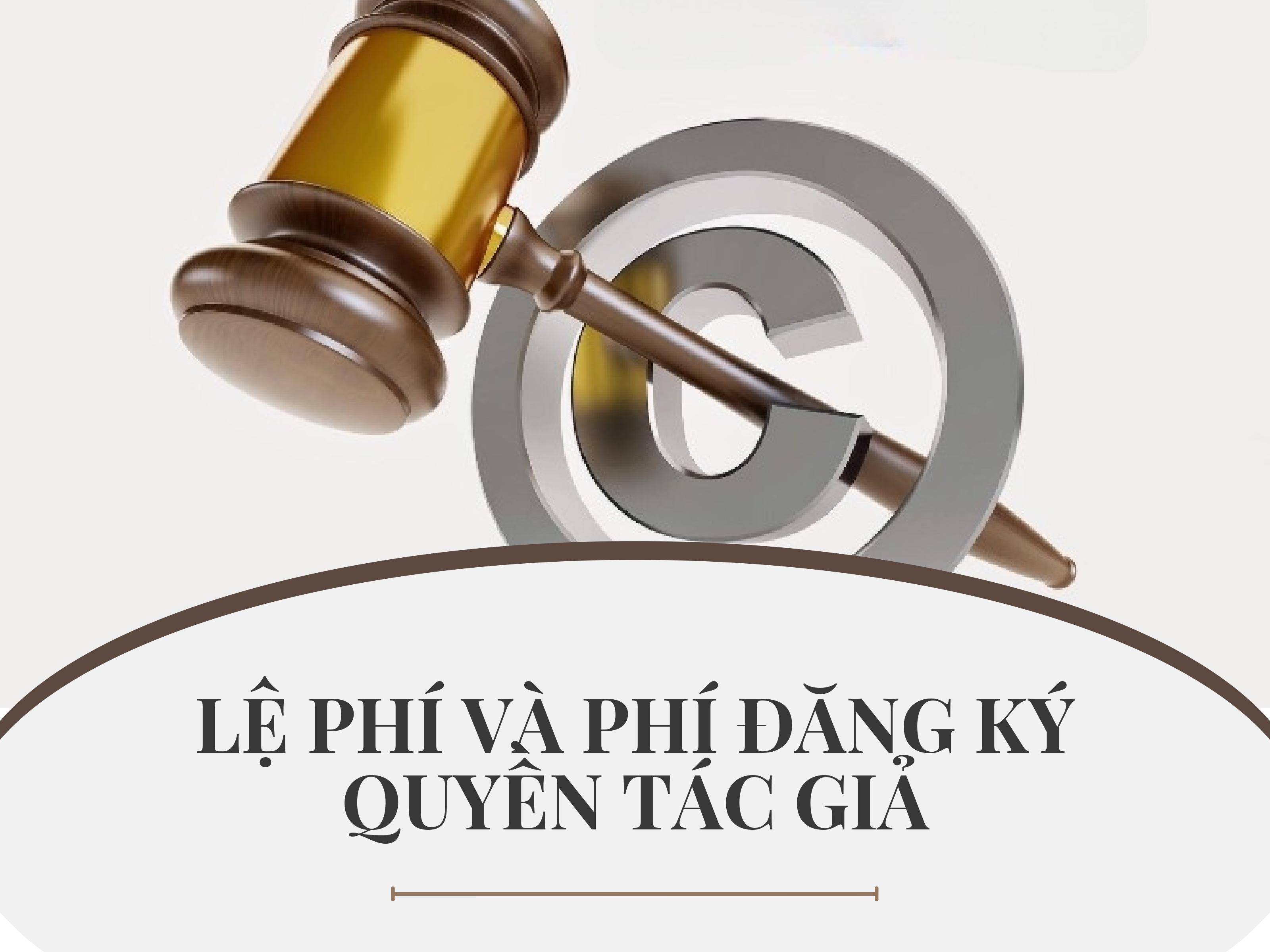 Phí và lệ phí đăng ký quyền tác giả